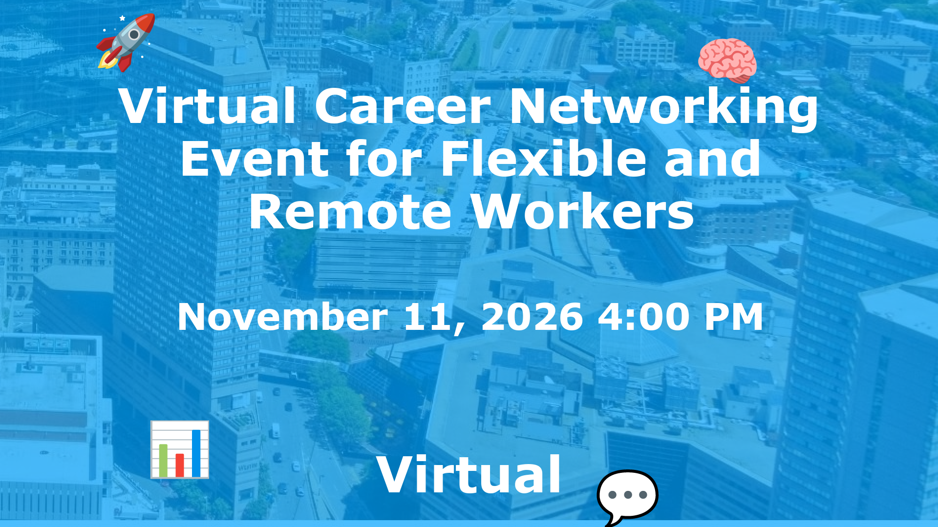 Virtual Career Networking Event for Flexible and Remote Workers event image